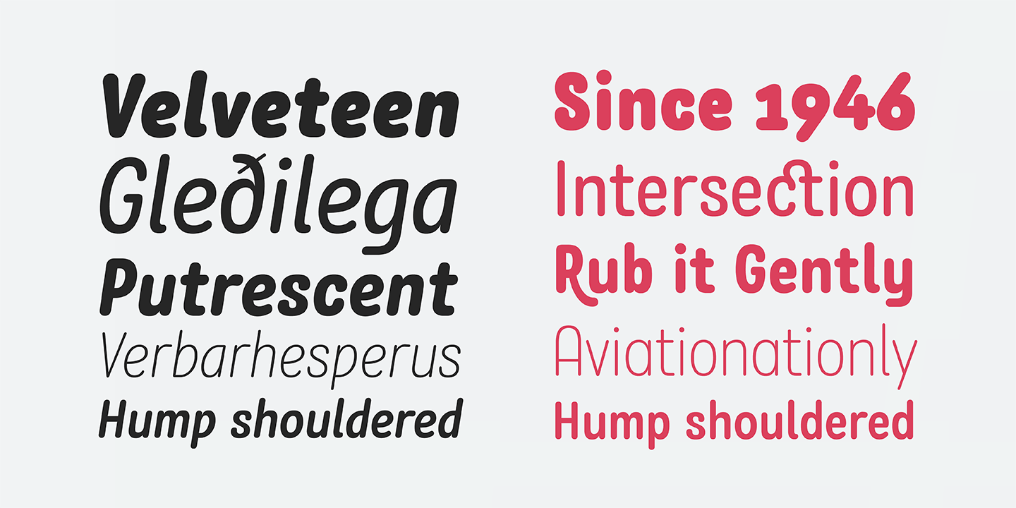 Beispiel einer Rolade Thin Italic-Schriftart